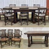 19th century elm and oak table
