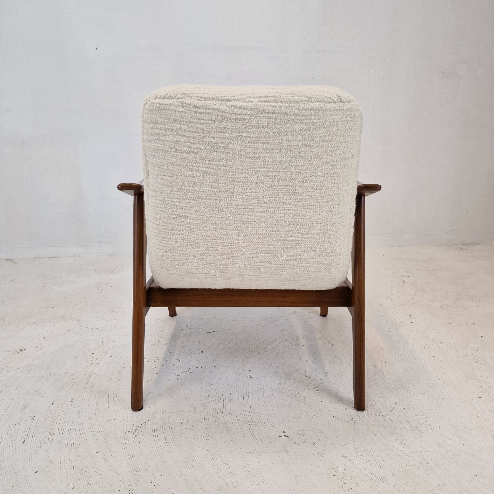 Mid Century Teak Wébé Armchair by Louis van Teeffelen, 1960's