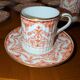 Wedgwood Coral & Gold Coffee Service - Neoclassical Style - 27 Pieces