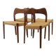 Lot de 4 chaises à manger 'Logster' - Arne Hovmand Olsen