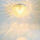 Set of 3 Mid-Century Glass Ceiling Light & 2 Wall Lights by H.Tynell, 1960s