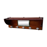 Art deco wall coat holder