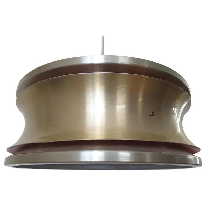 Midcentury pendant in Style of Jo Hammerborg, Denmark, 1970s
