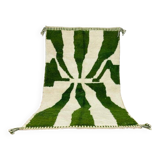 Traditional handmade pure wool Berber rug size 150 x 250 cm.