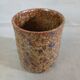 5 mugs / verres anciens en grès pyrite