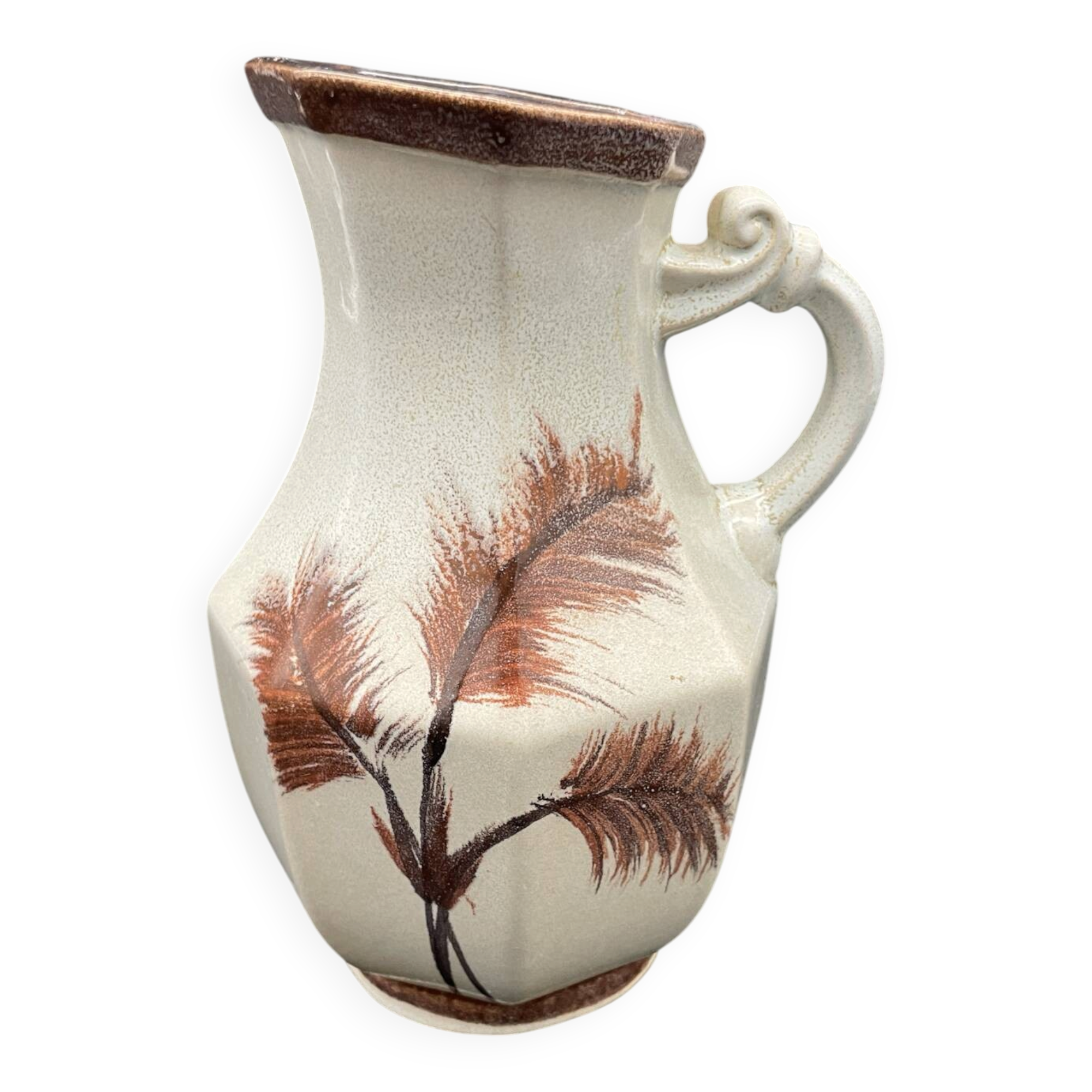 Pichet, vase à anse Bay Keramik 691-17, Allemagne de l’Ouest