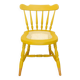 Oak Wooden Grid Seat Chair, Spain, 1950s