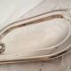 Silver-plated serving dish for foie gras, toast holder.
