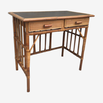 desk in Rattan