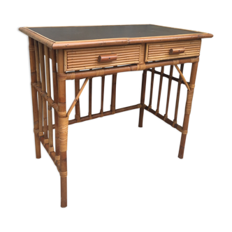 desk in Rattan