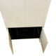 David Lange white lacquered wooden furniture