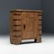 Brutalist Folk Art Cabinet, Spain, 18th Century