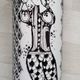 Vintage Rosenthal Studio-Line vase by Bjørn Wiinblad Model "Duet" (Flute Player and Drummer), Mid-Century German porcelain, signed