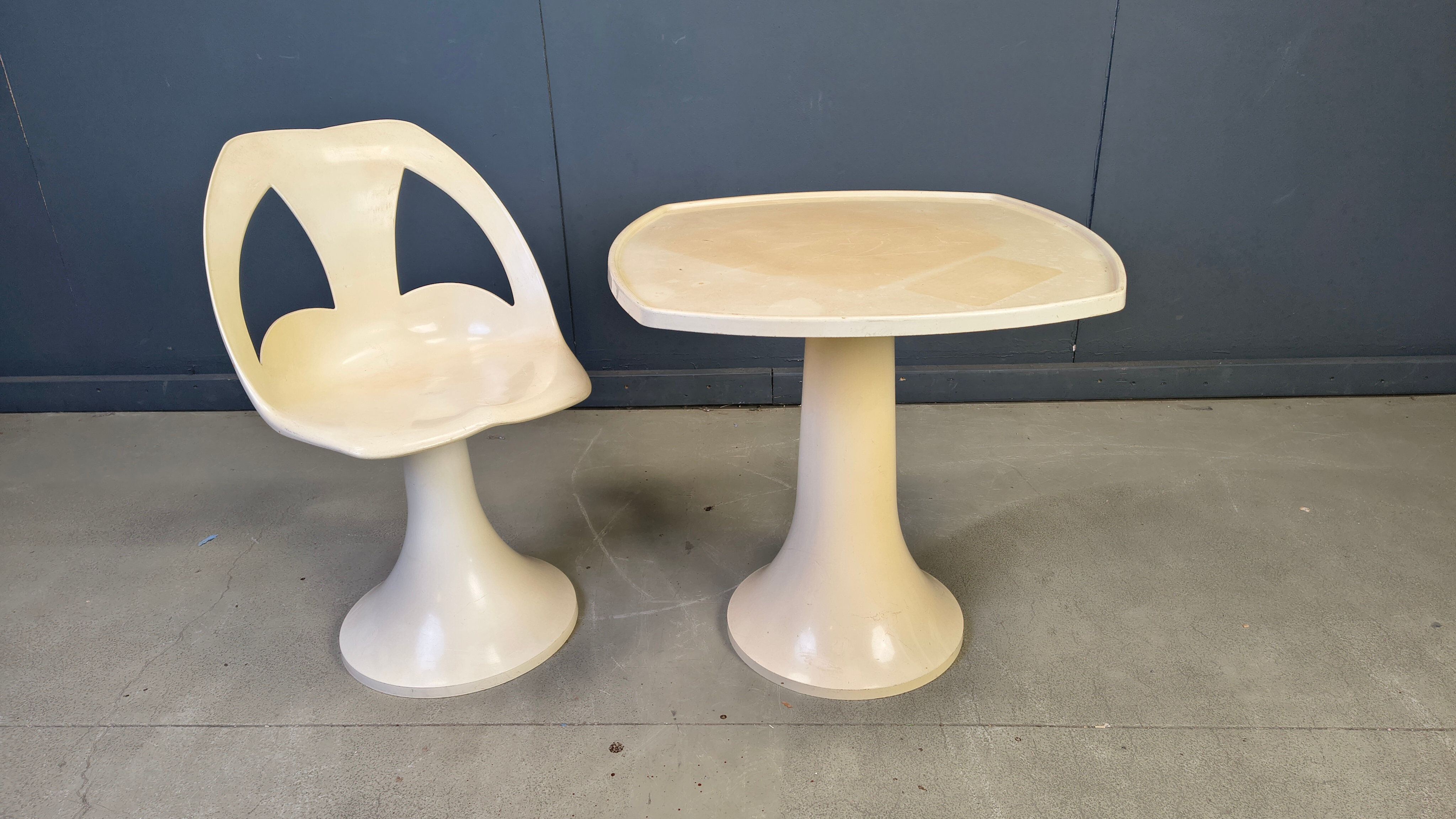 Ensemble de salle à manger Space Age, années 1960