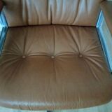 Pair of p215 office armchairs by Osvaldo Borsani for Techno