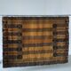 Large Scandinavian brown wool rya rug | Sweden | 1960s