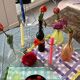 Glass candle holder - Tunisian crafts