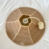 Vintage rattan chandelier