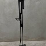 Designer iron coat rack – Unique sculptural piece