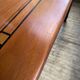Double-sided walnut counter desk 1900
