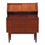 Teak secretary, Danish design, 1970s, production: Denmark