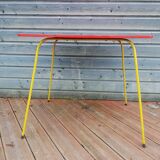Set of 4 chairs and a vintage table, 70s