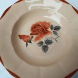 Lot de six assiettes creuses digoin Sarreguemine