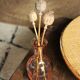 Pink glass vase Soliflore rosaline