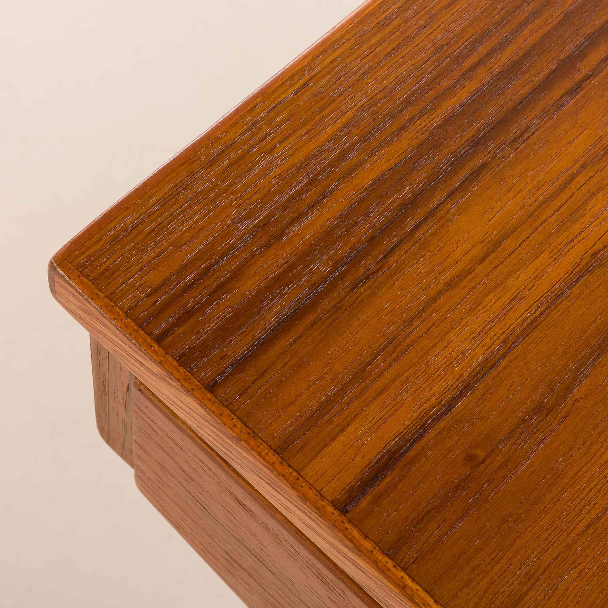 Kai Kristiansen teak wall unit with a desk, FM Mobler 1960s