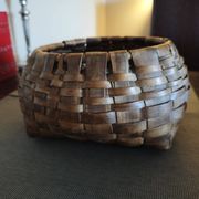 Woven wooden basket - 1930s/1940s