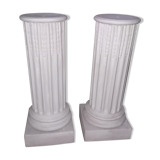 Pair of column stelae