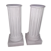 Paire de stèles colonnes