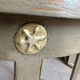 Vintage oval pedestal table
