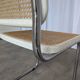 Vintage Cesca Chair: 1970s Marcel Breuer Chrome Cane Chair