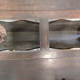 Antique table with a system