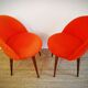Paire de chaises 70's "moumoute"