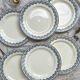 6 flat plates iron earth salins