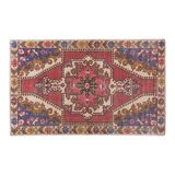 Vintage Turkish rug from Oushak, hand-woven 143 x 216 cm