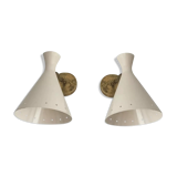 Paris italian wall lamps in the style of the creations of the 50s