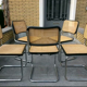 Lot of 6 chairs by Marcel Breuer