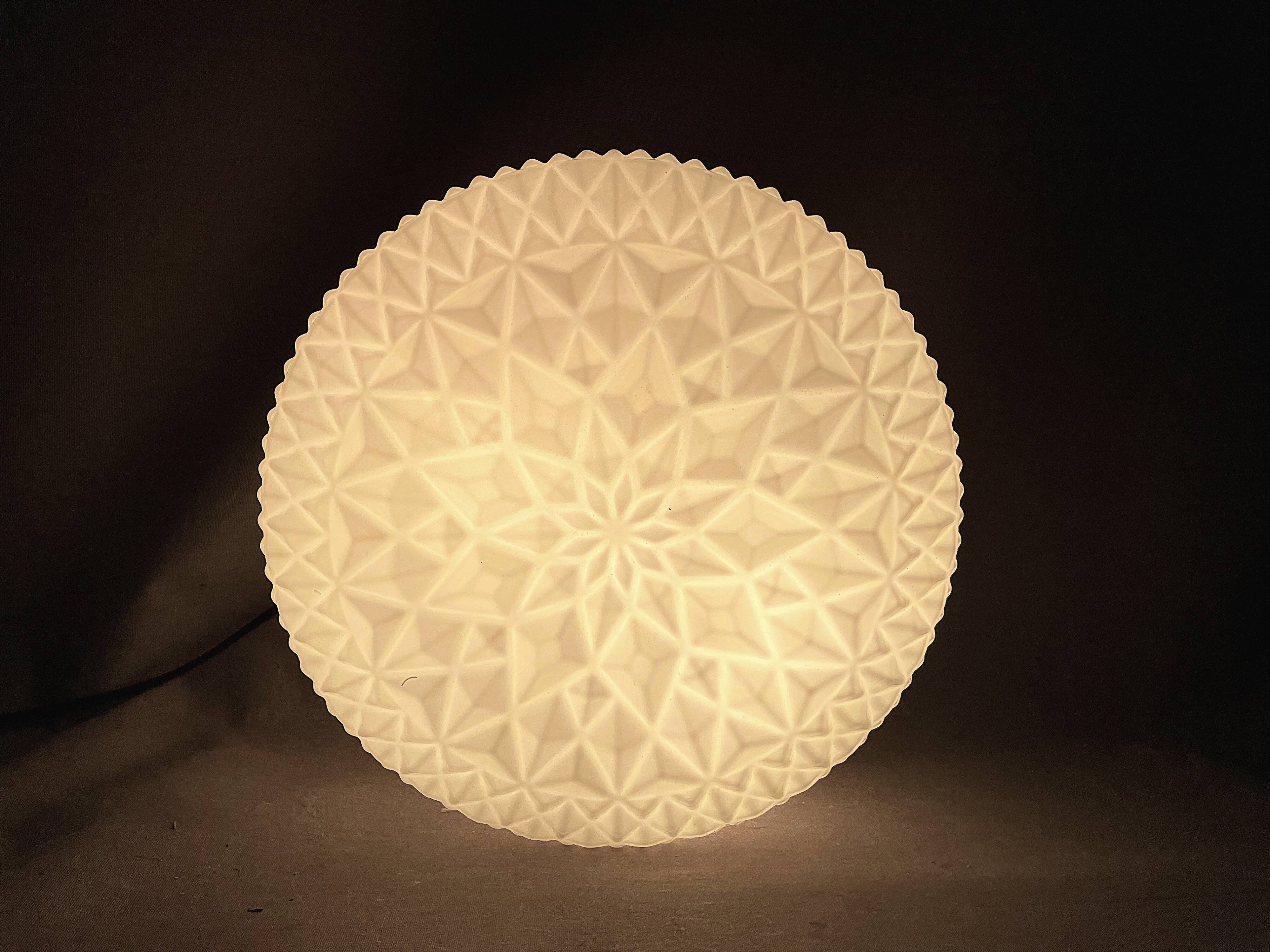 Large flush mount wall or ceiling light