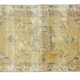 Anatolian handmade vintage rug 263 cm x 158 cm
