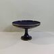 Sèvres porcelain cobalt blue footed bowl with gold rim – center