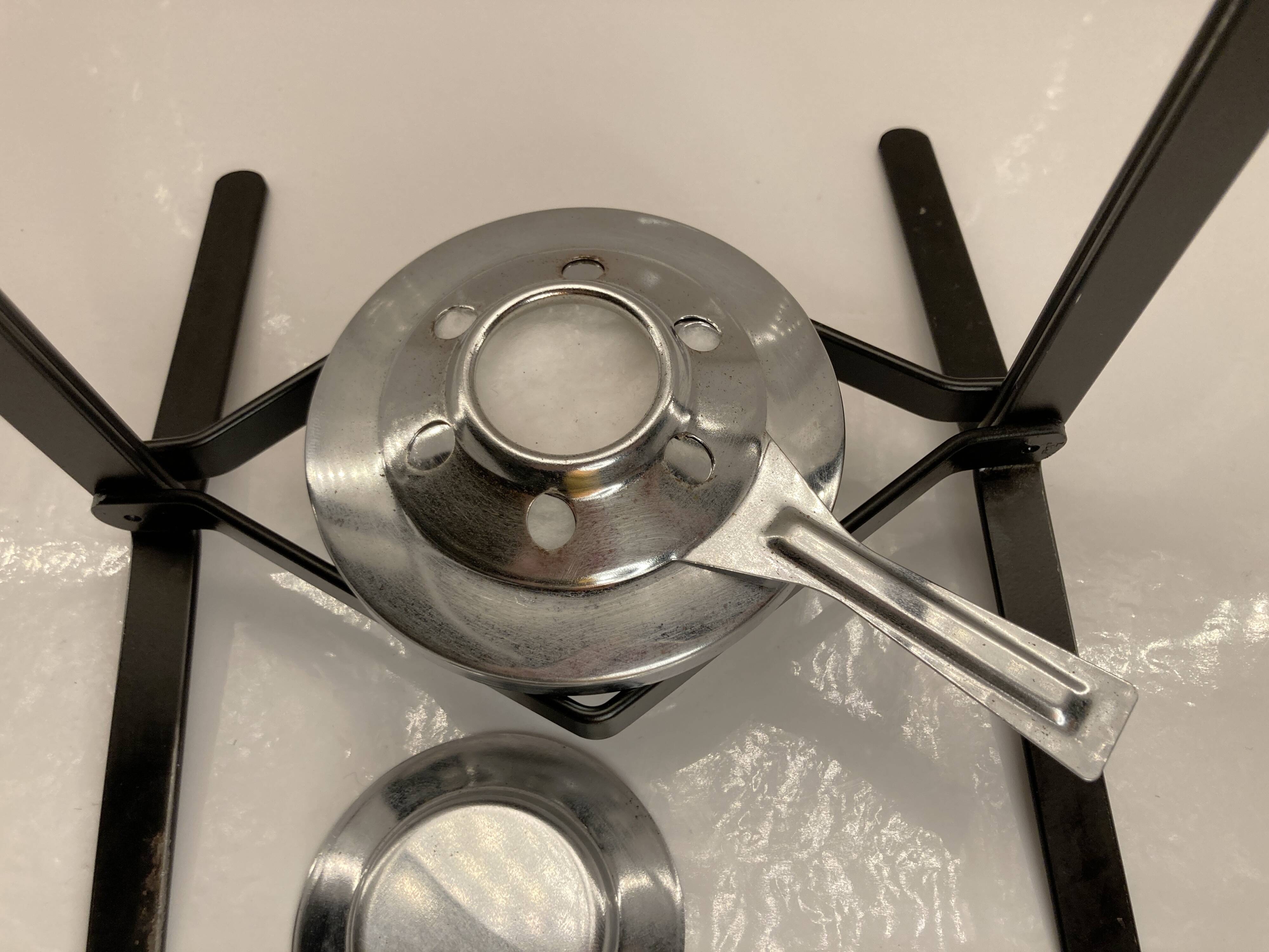 Enzo Mari for Le Creuset fondue set