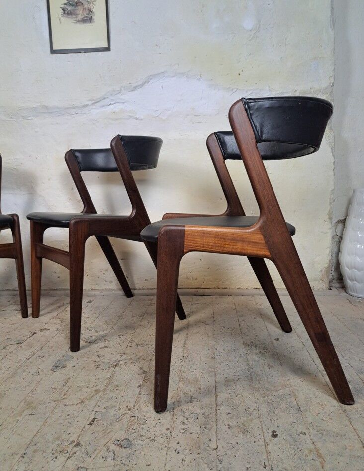 Chaise en teck C21, FIRE CHAIR conçue par KAI KRISTIANSEN