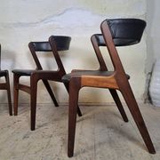 Chaise en teck C21, FIRE CHAIR conçue par KAI KRISTIANSEN