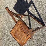 Folding wooden chair
