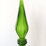 Large glass carafe from Empoli, Italy, vintage