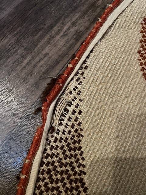 Vintage round rug from the 70s, Desso print carpet, Netherlands.