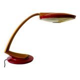 Red desk lamp Boomerang 2000 by Fase